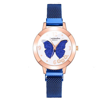 Women's Butterfly Style Magnetic Strap Quartz Watch - wnkrs