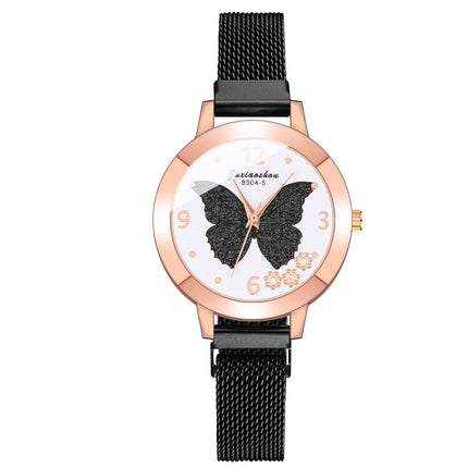 Women's Butterfly Style Magnetic Strap Quartz Watch - wnkrs