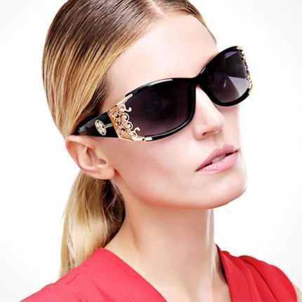 Women's Metal Lace Polarized Sunglasses - wnkrs