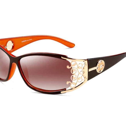 Women's Metal Lace Polarized Sunglasses - wnkrs