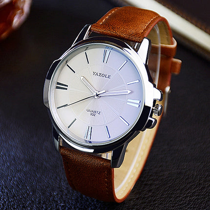 Glass Dual Elegant Men's Quartz Watch - wnkrs