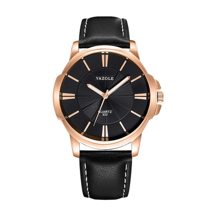 Glass Dual Elegant Men's Quartz Watch - wnkrs