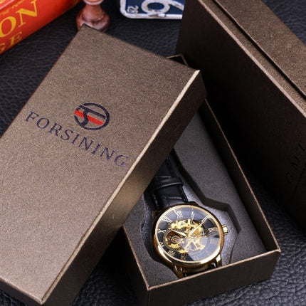 3D Elegant Luxury Mechanical Automatic Skeleton Watches for Men - wnkrs