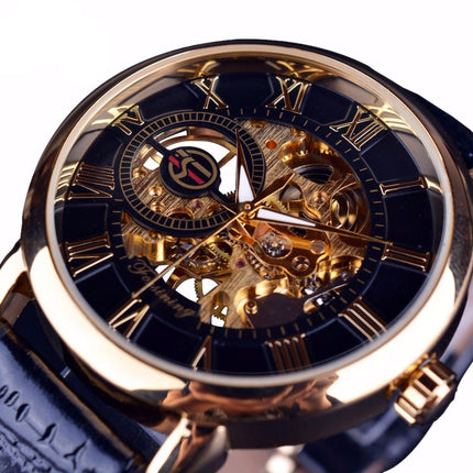 3D Elegant Luxury Mechanical Automatic Skeleton Watches for Men - wnkrs