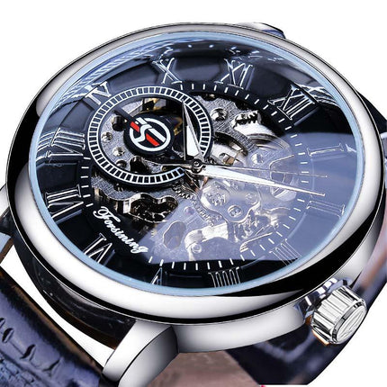 3D Elegant Luxury Mechanical Automatic Skeleton Watches for Men - wnkrs