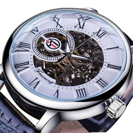 3D Elegant Luxury Mechanical Automatic Skeleton Watches for Men - wnkrs
