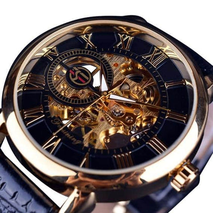 3D Elegant Luxury Mechanical Automatic Skeleton Watches for Men - wnkrs