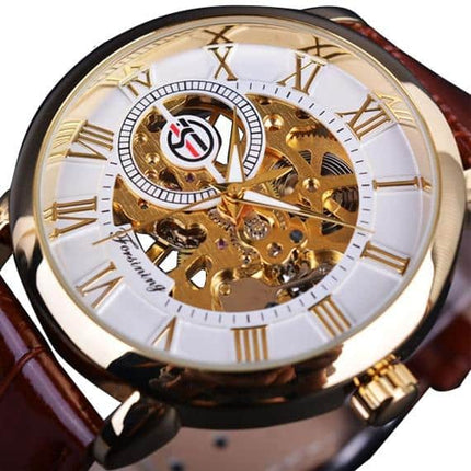 3D Elegant Luxury Mechanical Automatic Skeleton Watches for Men - wnkrs