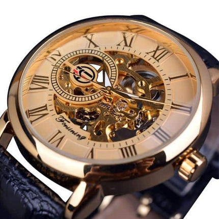 3D Elegant Luxury Mechanical Automatic Skeleton Watches for Men - wnkrs