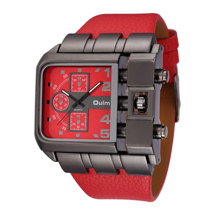 Square Shape Dial Casual Style Men's Watches - wnkrs