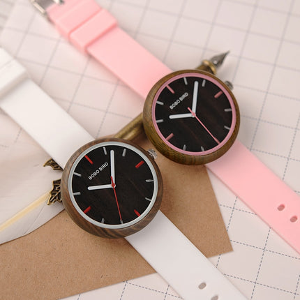 Women's Round Shaped Silicone Watch - wnkrs