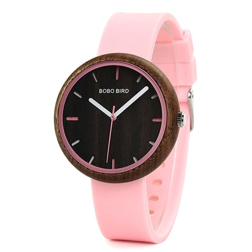 Women's Round Shaped Silicone Watch