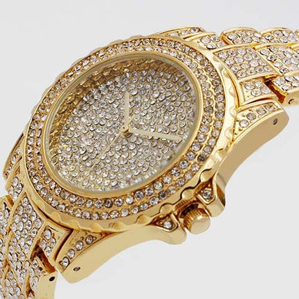 Queen of Diamonds Solid Rhinestone Watches - wnkrs