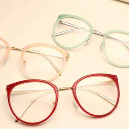 Women's Wide Frame Cat Eye Glasses - wnkrs
