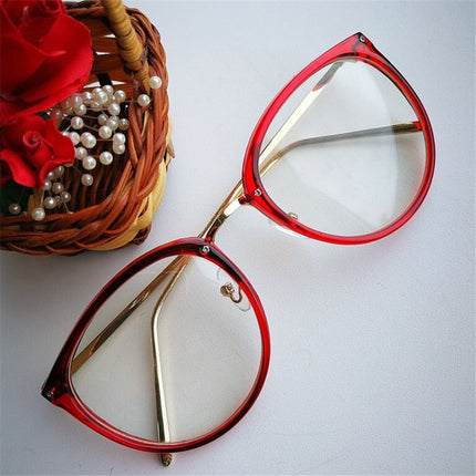 Women's Wide Frame Cat Eye Glasses - wnkrs