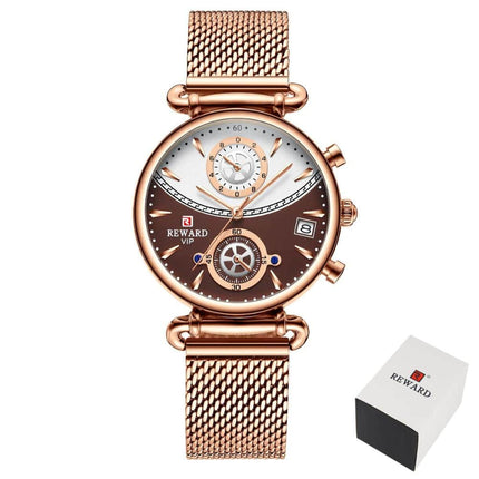 Women's Double Color Mesh Band Watch - wnkrs