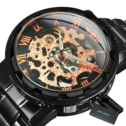 Men's Steampunk Style Mechanical Watch - wnkrs