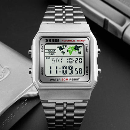 Classic Stainless Steel Watches with Digital Movement - wnkrs
