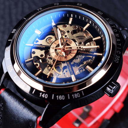 Waterproof Mechanical Wristwatches with Transparent Case - wnkrs