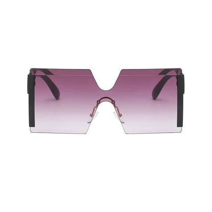 Women's Oversized Square Rimless Sunglasses - wnkrs