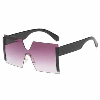 Women's Oversized Square Rimless Sunglasses - wnkrs