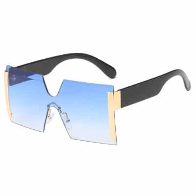 Women's Oversized Square Rimless Sunglasses - wnkrs