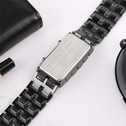 Men's Stylish Digital Metal Band Wristwatch - wnkrs