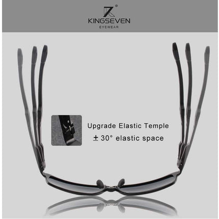 Men's Square Polarized Mirror Sunglasses - wnkrs