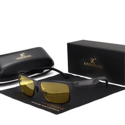 Men's Square Polarized Mirror Sunglasses - wnkrs