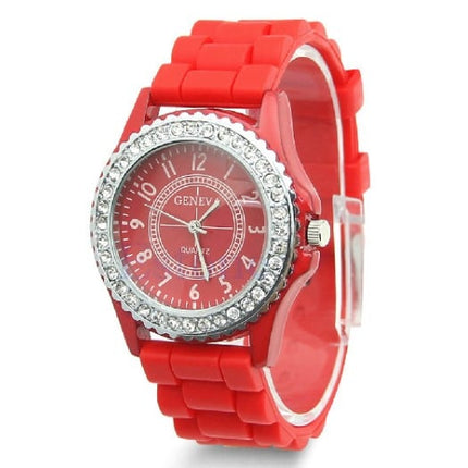 Casual Style Silicone and Crystal Watches - wnkrs