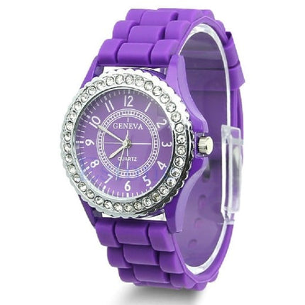 Casual Style Silicone and Crystal Watches - wnkrs