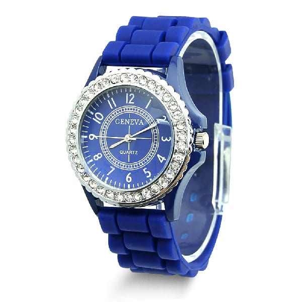 Casual Style Silicone and Crystal Watches - wnkrs