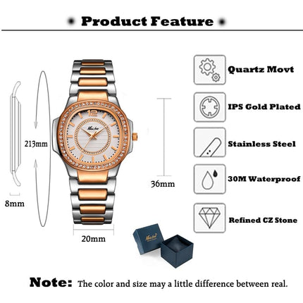 Women's Elegant Quartz Watch - wnkrs