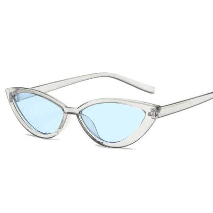 Cat Eye Shaped Clear Frame Sunglasses for Women - wnkrs