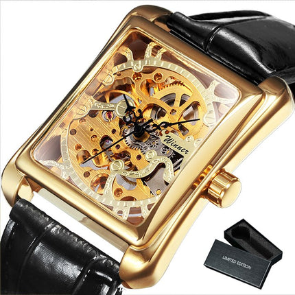 Women's Rectangular Dial Mechanical Watches - wnkrs