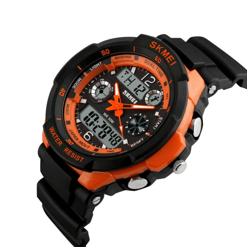 Shock Resistant Digital Sports Wristwatches for Men