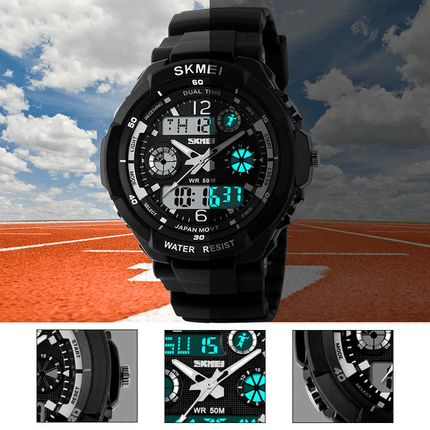 Shock Resistant Digital Sports Wristwatches for Men - wnkrs