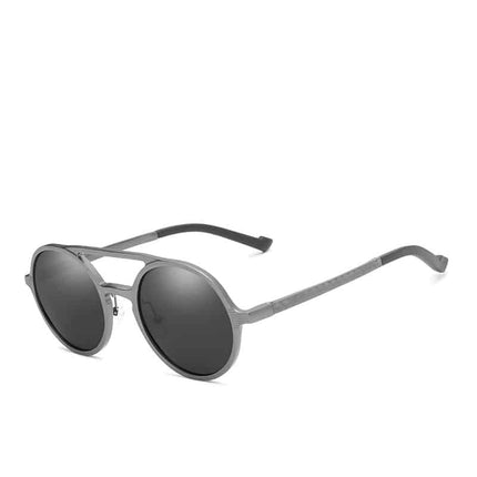 Men's Retro Round Polarized Sunglasses - wnkrs