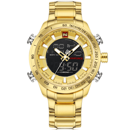 Men's Dual Display Design Stainless Steel Watch - wnkrs