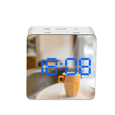 Square Mirror Alarm Clock - wnkrs