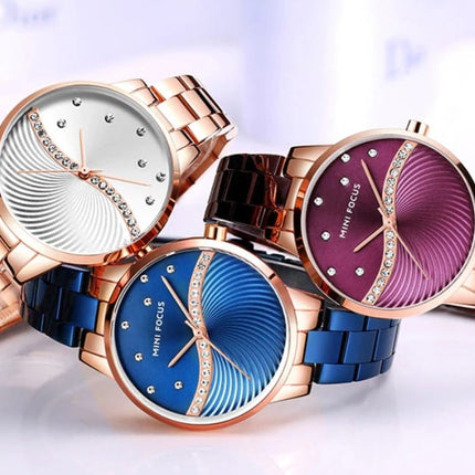 Women's Crystal Wave Multicolor Watches - wnkrs