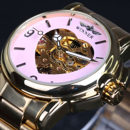 Women's Heart Dial Mechanical Watches - wnkrs