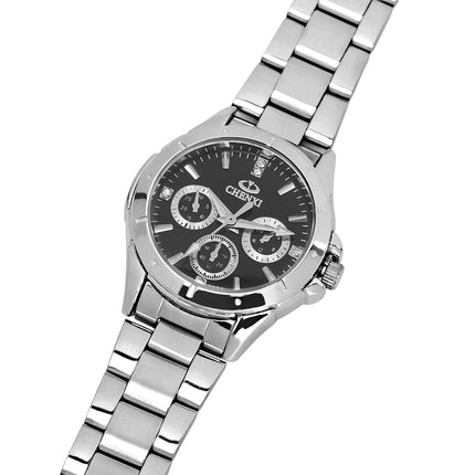 Women's Multiple Time Zone Stainless Steel Watch - wnkrs