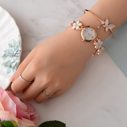 Women's Floral Bracelet Watch - wnkrs