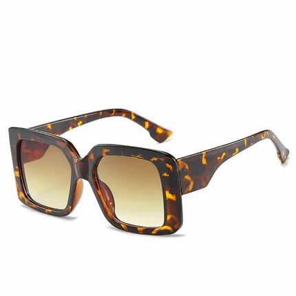 Oversized Square Retro Gradient Sunglasses - wnkrs