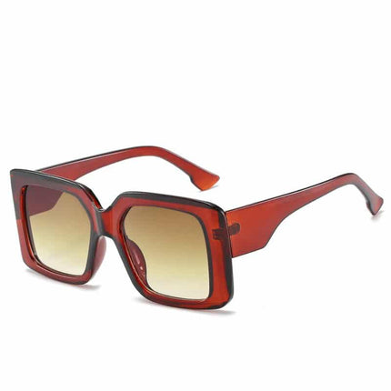 Oversized Square Retro Gradient Sunglasses - wnkrs
