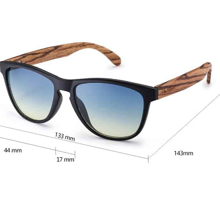 Men's Bamboo Frame Design Anti-Reflective Sunglasses - wnkrs