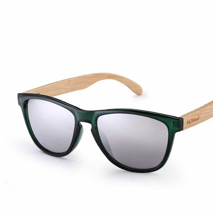 Men's Bamboo Frame Design Anti-Reflective Sunglasses - wnkrs