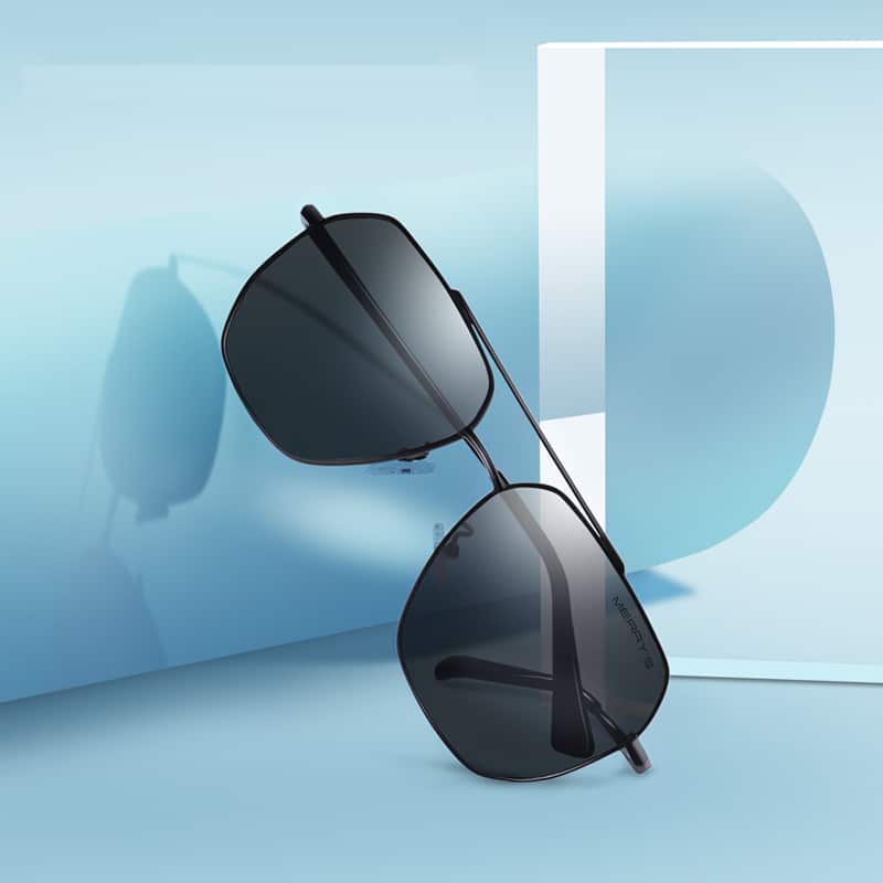 Men's Aviator Square Sunglasses