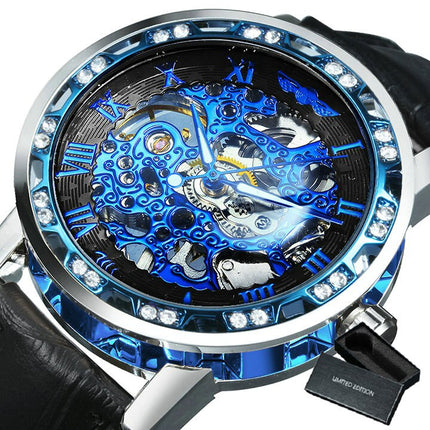 Luxury  Mechanical Wristwatches for Men with Skeleton Dial - wnkrs